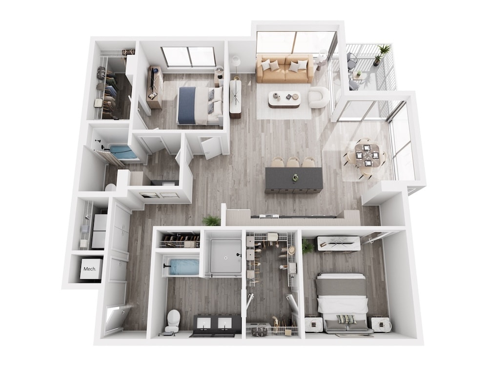 Floor Plan - B7 Renovated