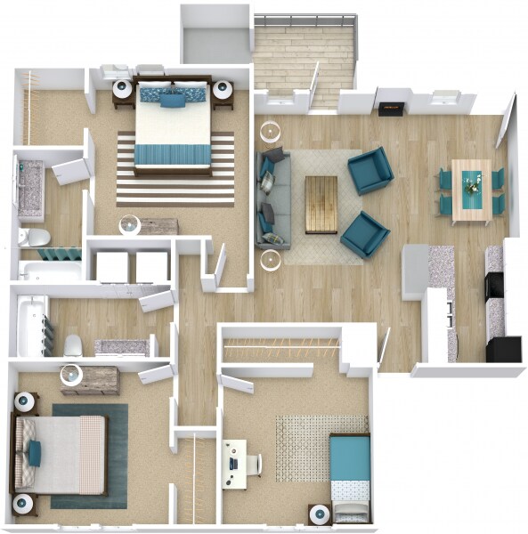 Floor Plan - The Willow Oak