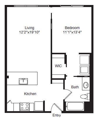 Floor Plan - A06 | 1X1