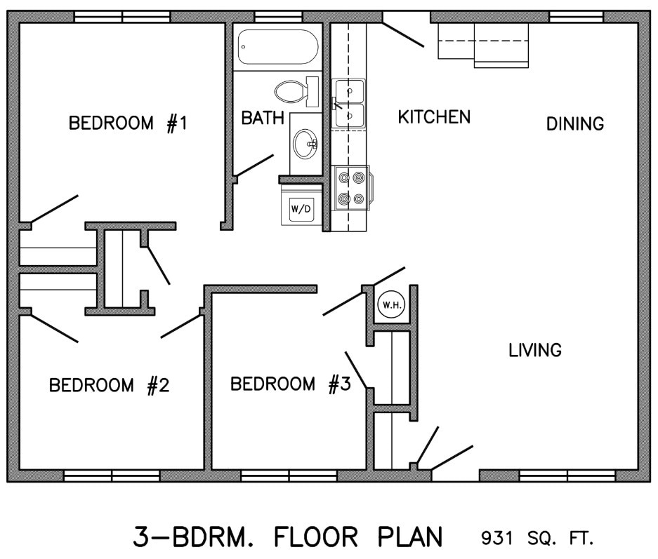 Floor Plan - 3 Bedroom