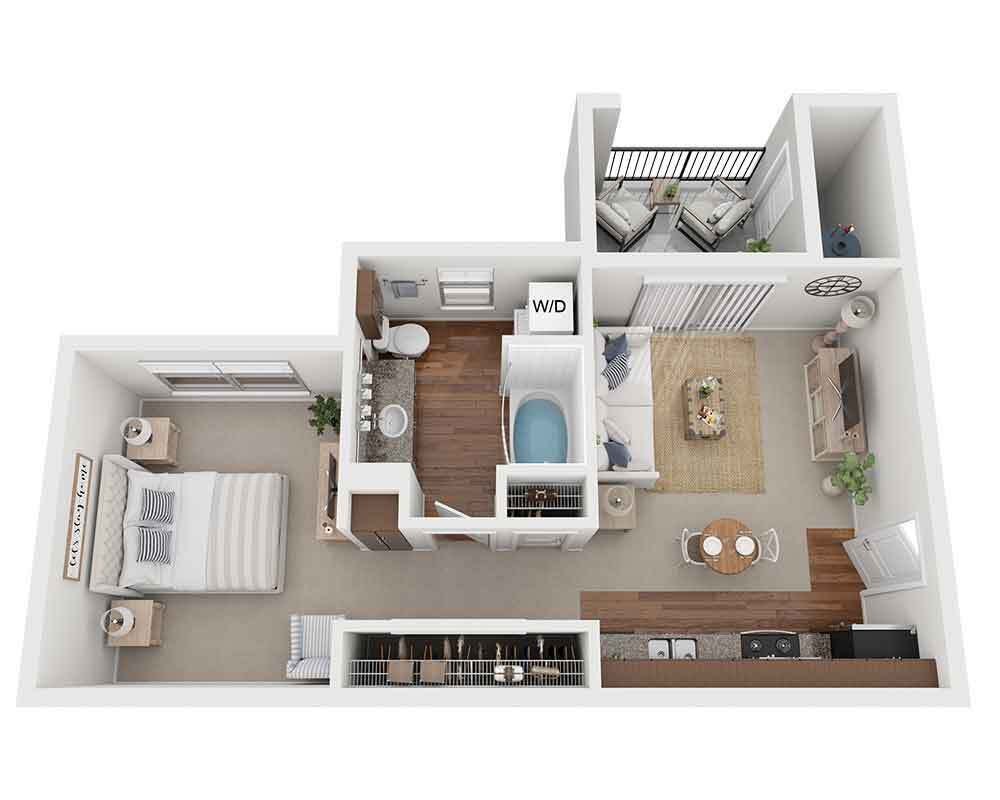 Floor Plan - Studio E1A