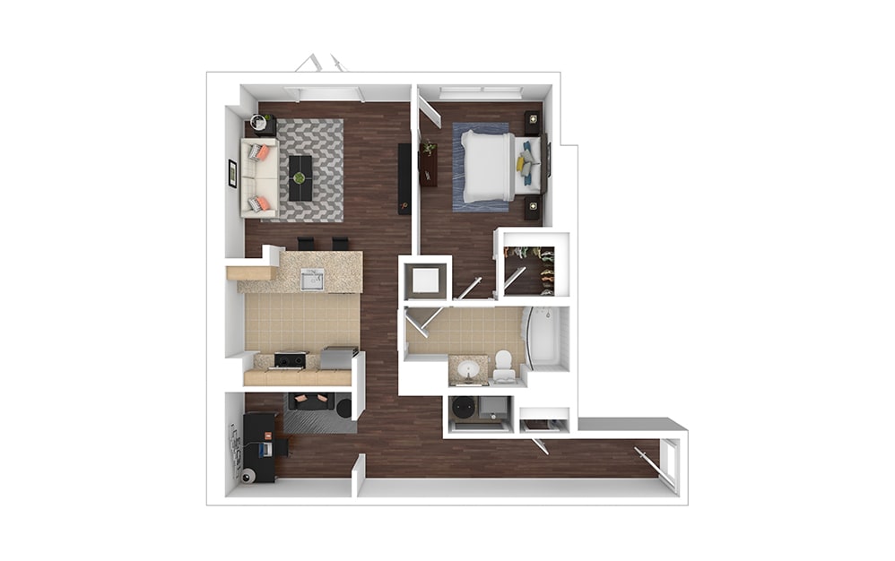 Floor Plan - A10 - Renovated