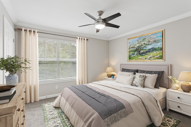 Bedroom with Natural Lighting - Stoneridge Farms Apartments