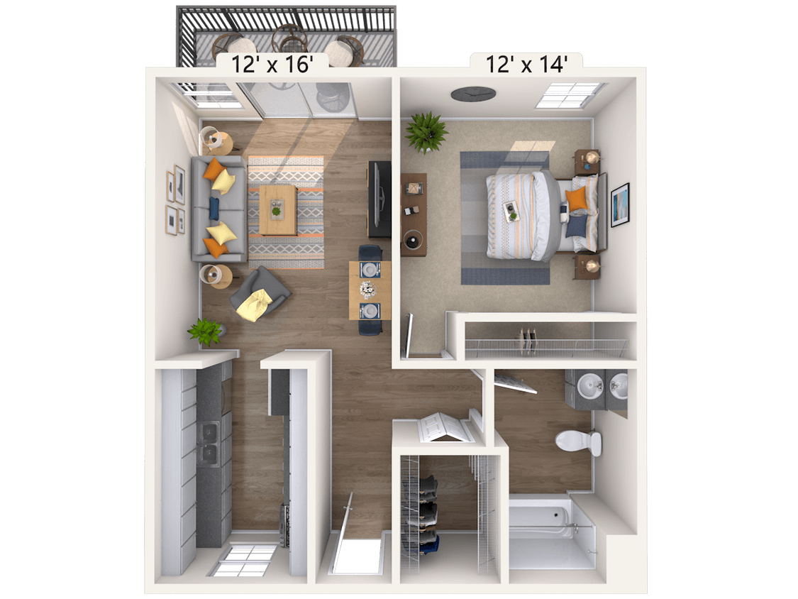 Floor Plan - A1r - Full Renovation