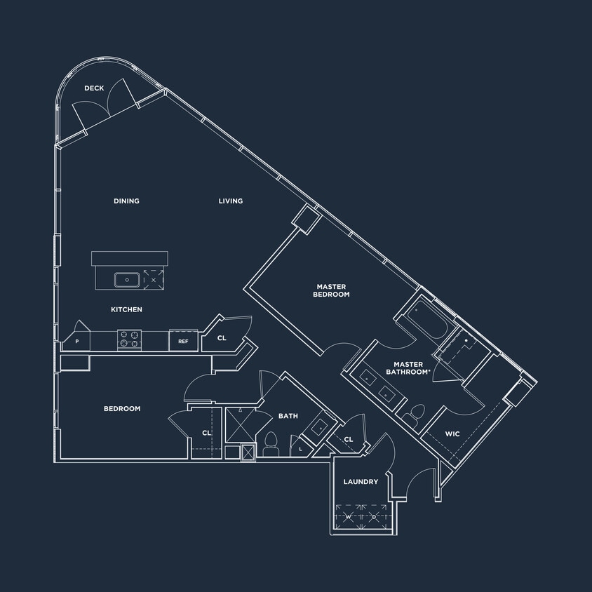Floor Plan - TWO BEDROOM