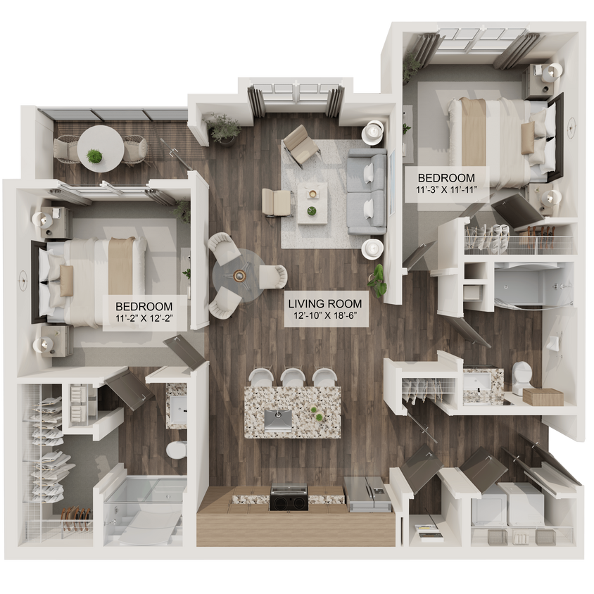 Floor Plan - The Matanzas (B1)