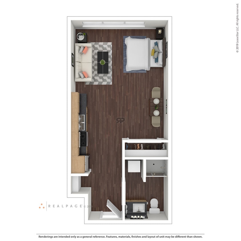 Floor Plan - 122 | Studio