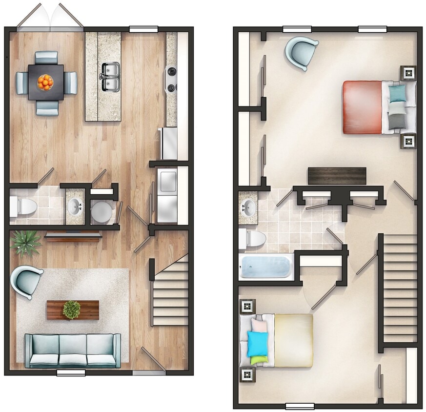 Floor Plan - Honeysuckle Renovated