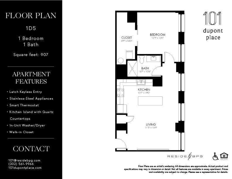 Floor Plan - 1D5