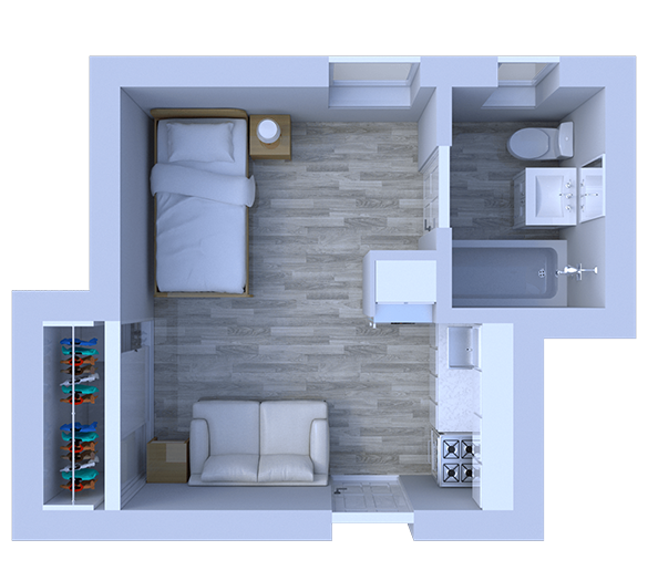 Floor Plan - Studio Floor Plan S2