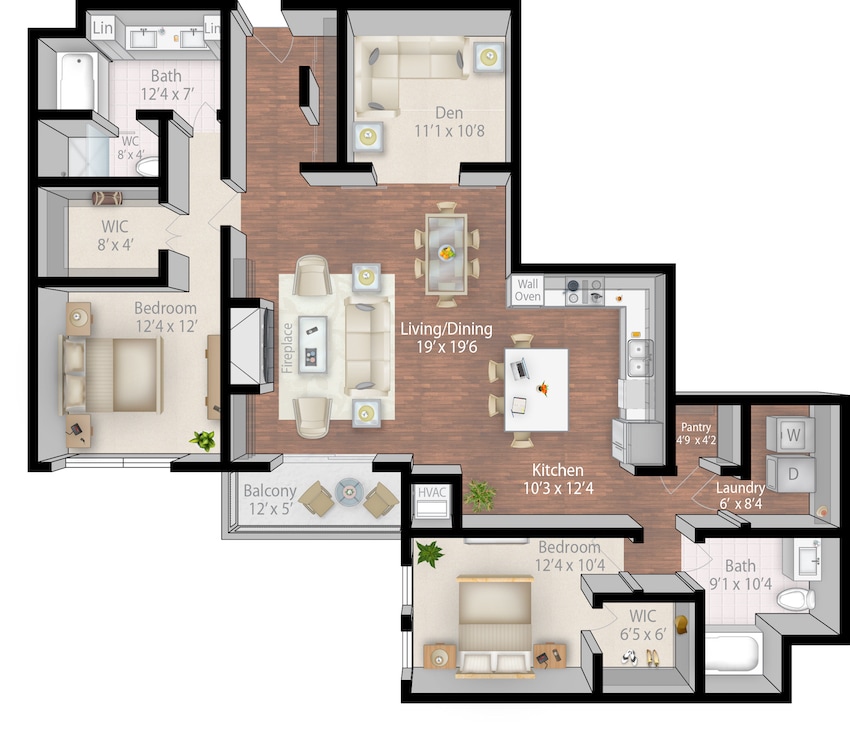 Floor Plan - Buffalo River
