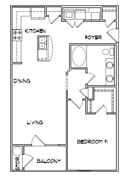 Floor Plan - Saw Mill