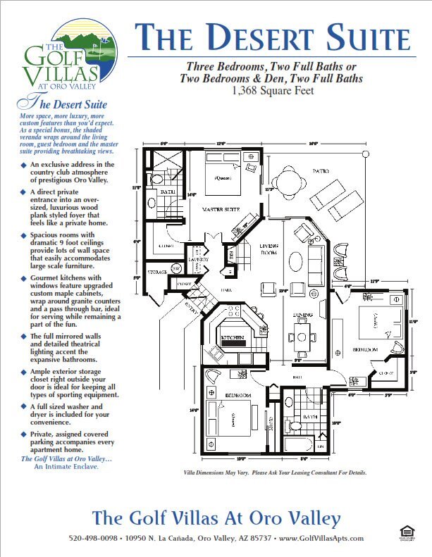 Floor Plan - Desert Suite