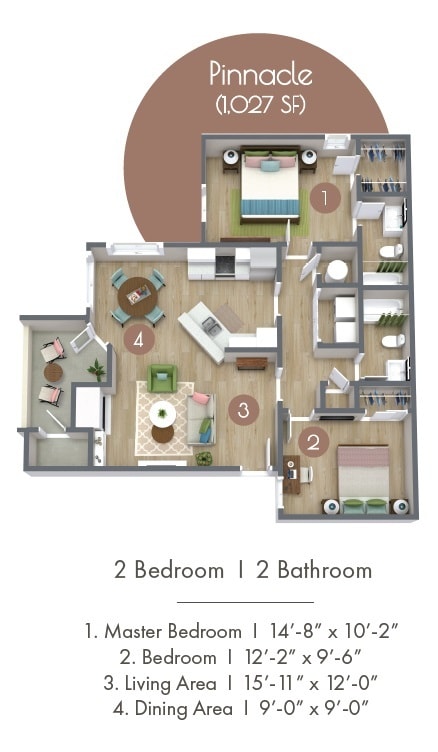 Pinnacle - 1027 sf - Pinnacle