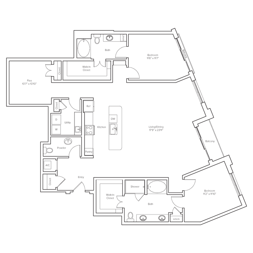 Floor Plan - B7-Bellefontaine