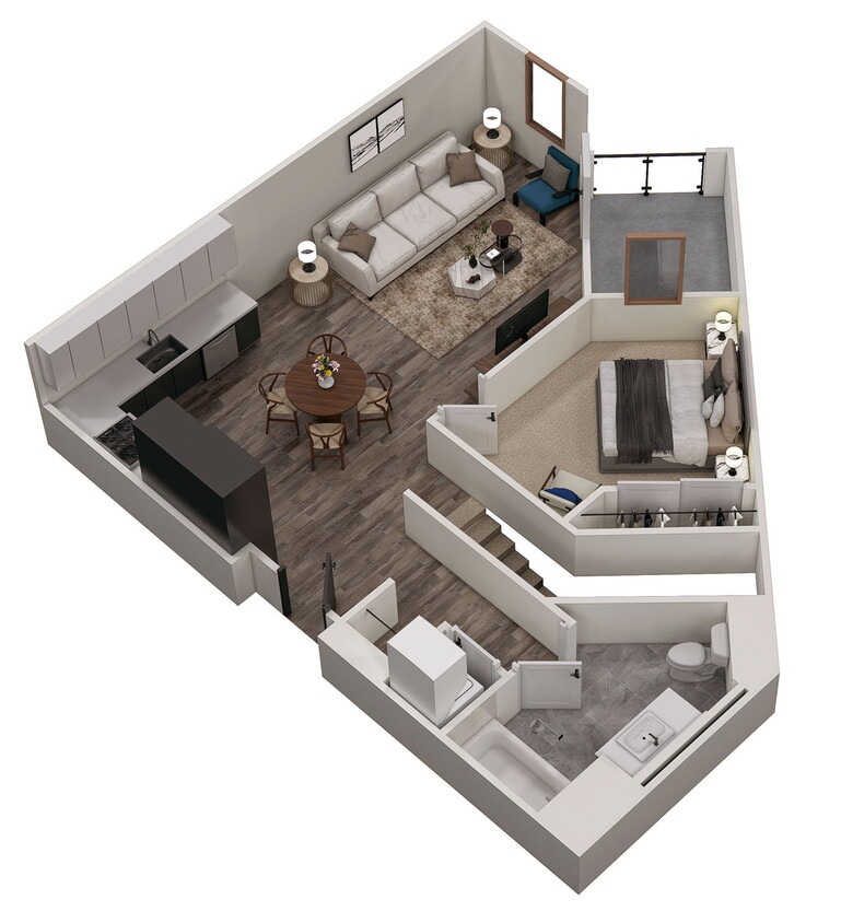 Floor Plan - LIVE WORK LOFT H