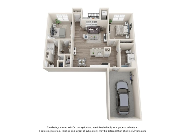 Floor Plan - Rosemont Terrace Renovated