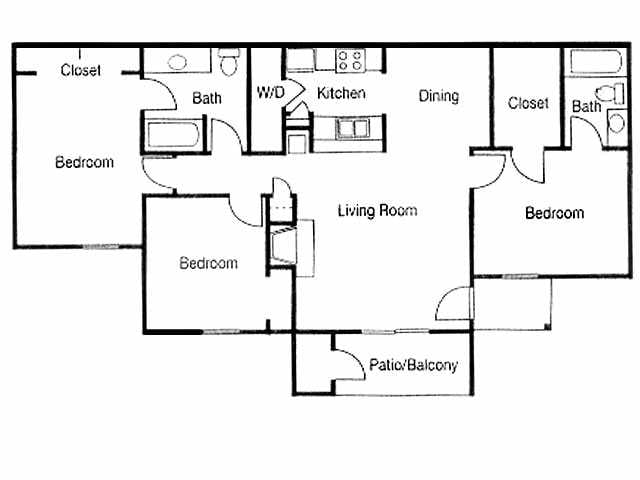 3BR/2BA - C180 - 3 Bedroom, 2 Bathroom
