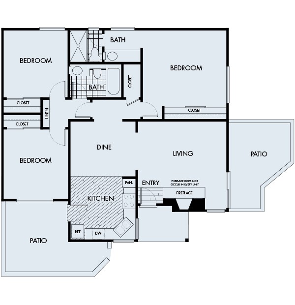 Floor Plan - Woodbridge Plan 3A