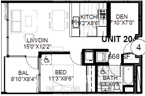 Floor Plan - SPIRE 1D