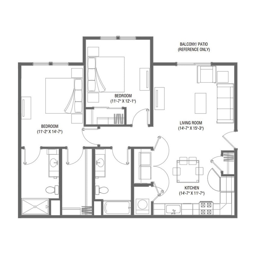 Floor Plan - C3, Stripes