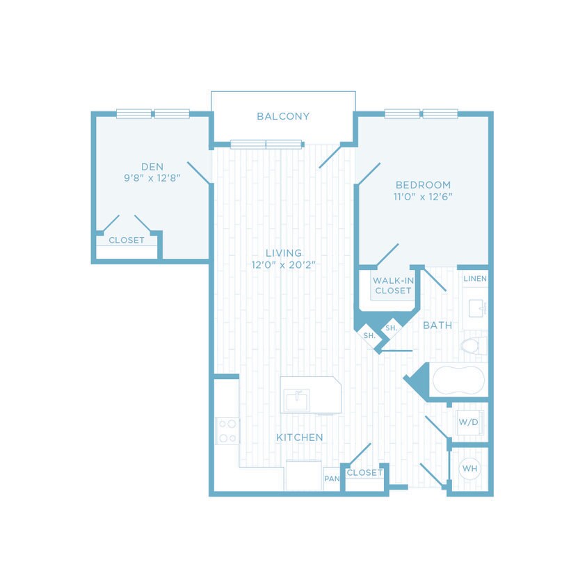 Floor Plan - A1Q + Den