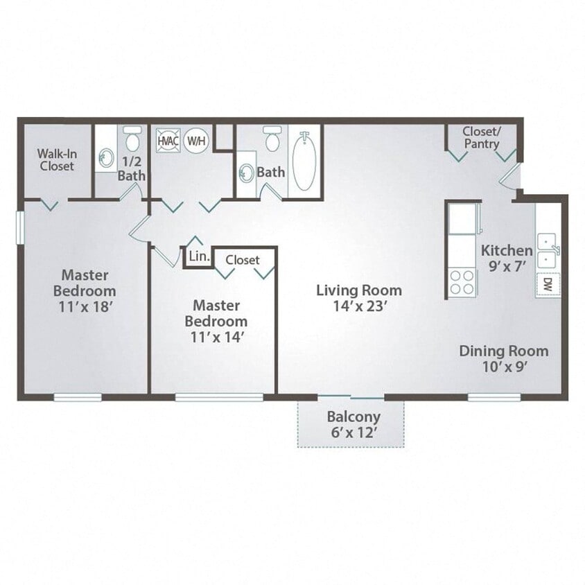 Floor Plan - The Courtyard Traditional