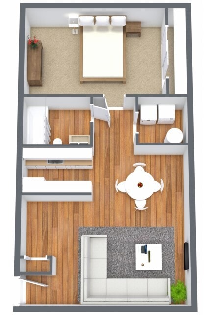 Floor Plan - 1 Bedroom/1 Bath | 1B