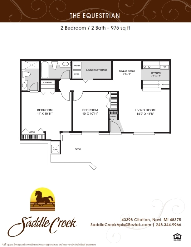 Floor Plan - Equestrian
