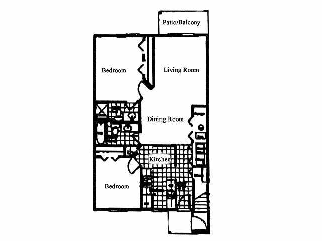 2BR/2BA - 2 Beds | 2 Baths