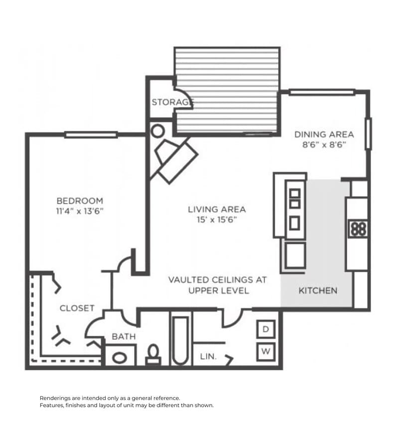 Floor Plan - A1 - Renovated