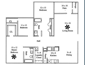 3BR/2BA - C1-Santee