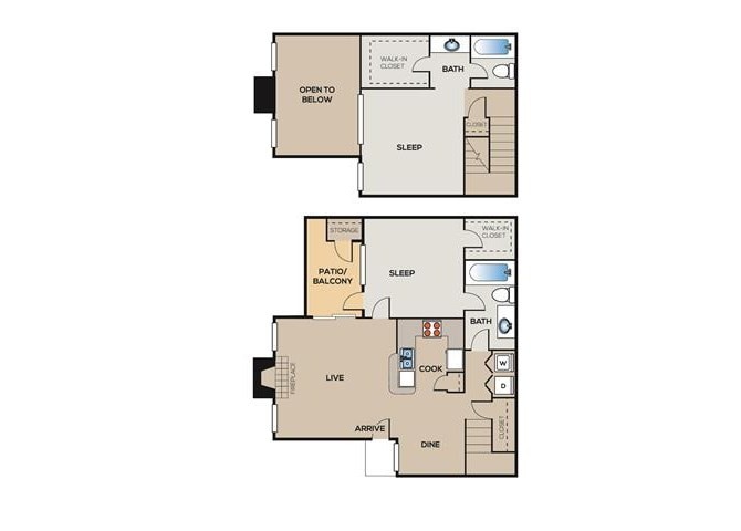 Floor Plan - C1 - TOWNHOME