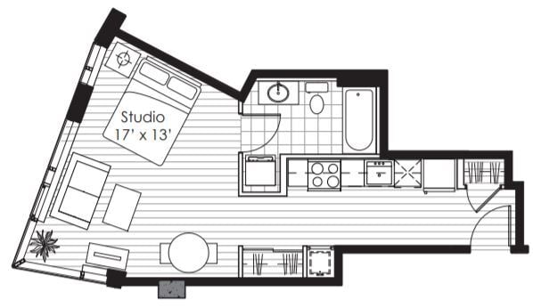 Floor Plan - Studio D
