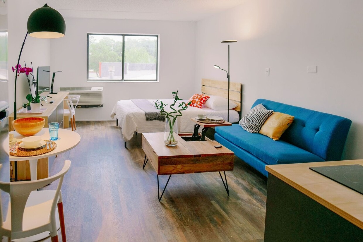 Floor Plan - Studio (non ADA) + amenity fee