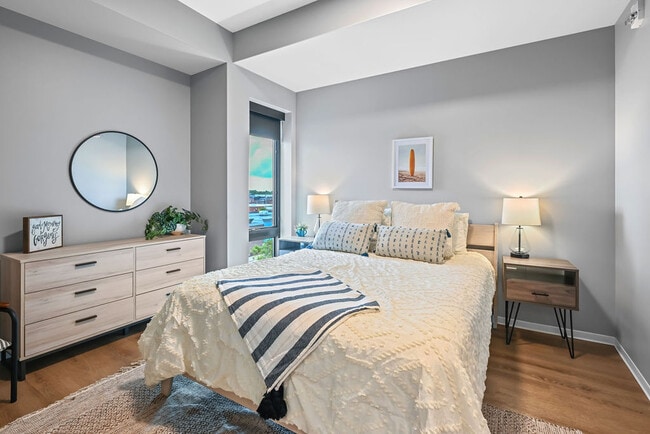 Furnished Bedroom - North Side Yard