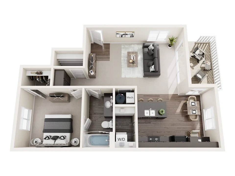 Floor Plan - 1B1B