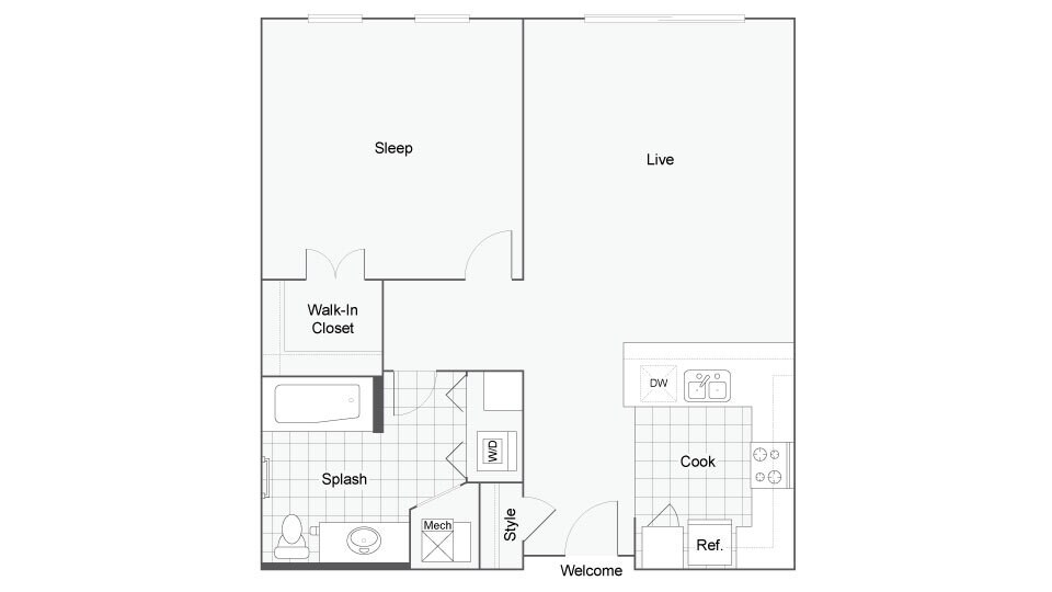 Floor Plan - The Humbolt