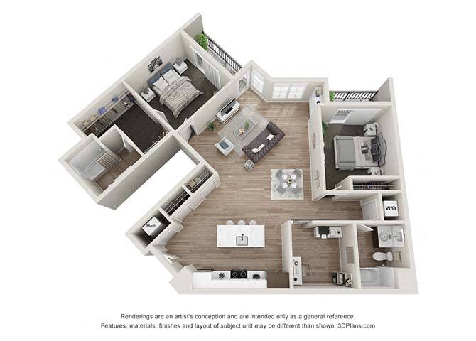 Floor Plan - B6 Includes Den