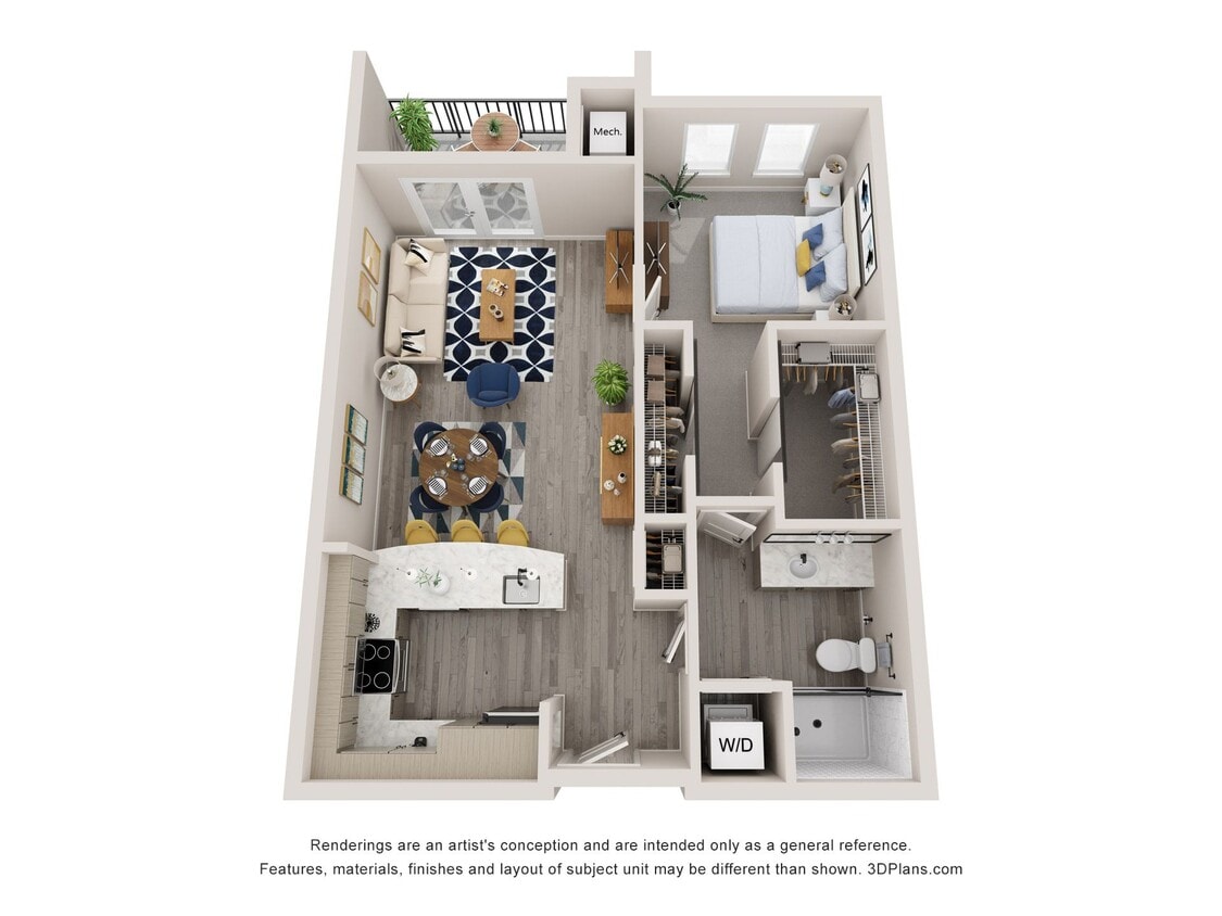 Floor Plan - Join The 1 Bedroom Waitlist TODAY!