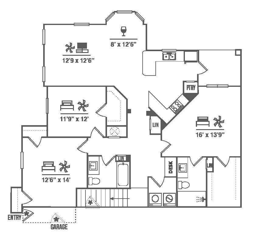 Floor Plan - C1 Upper
