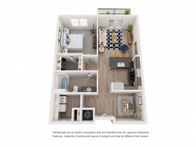 Floor Plan - A1E - ADA