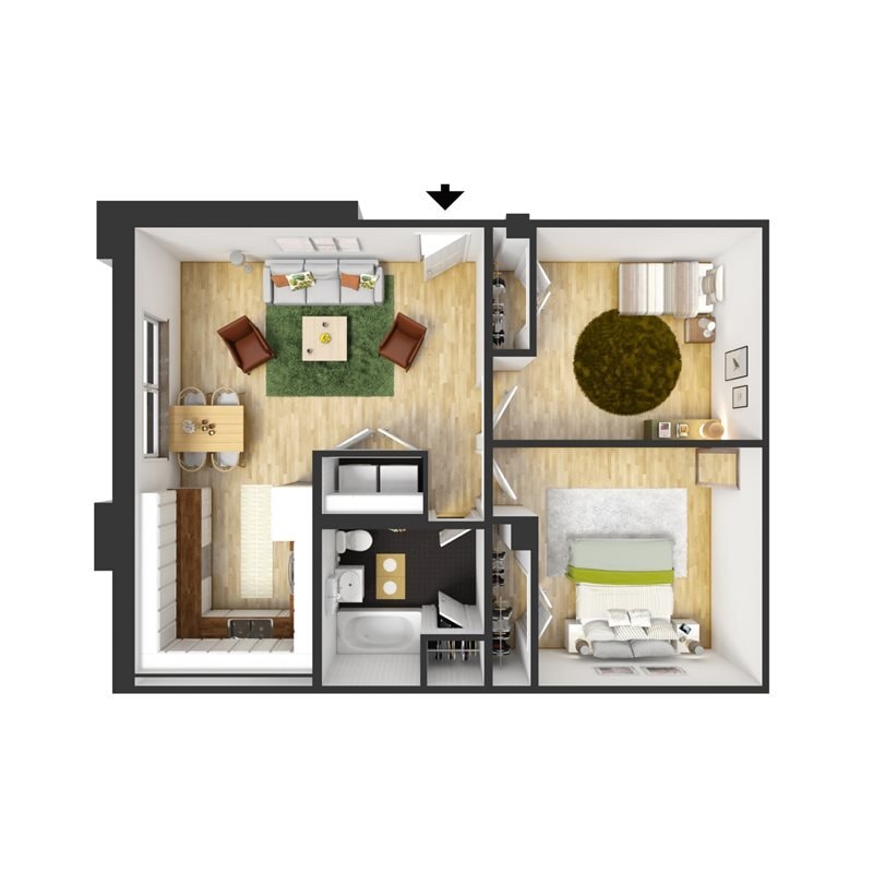 Floor Plan - The Porter