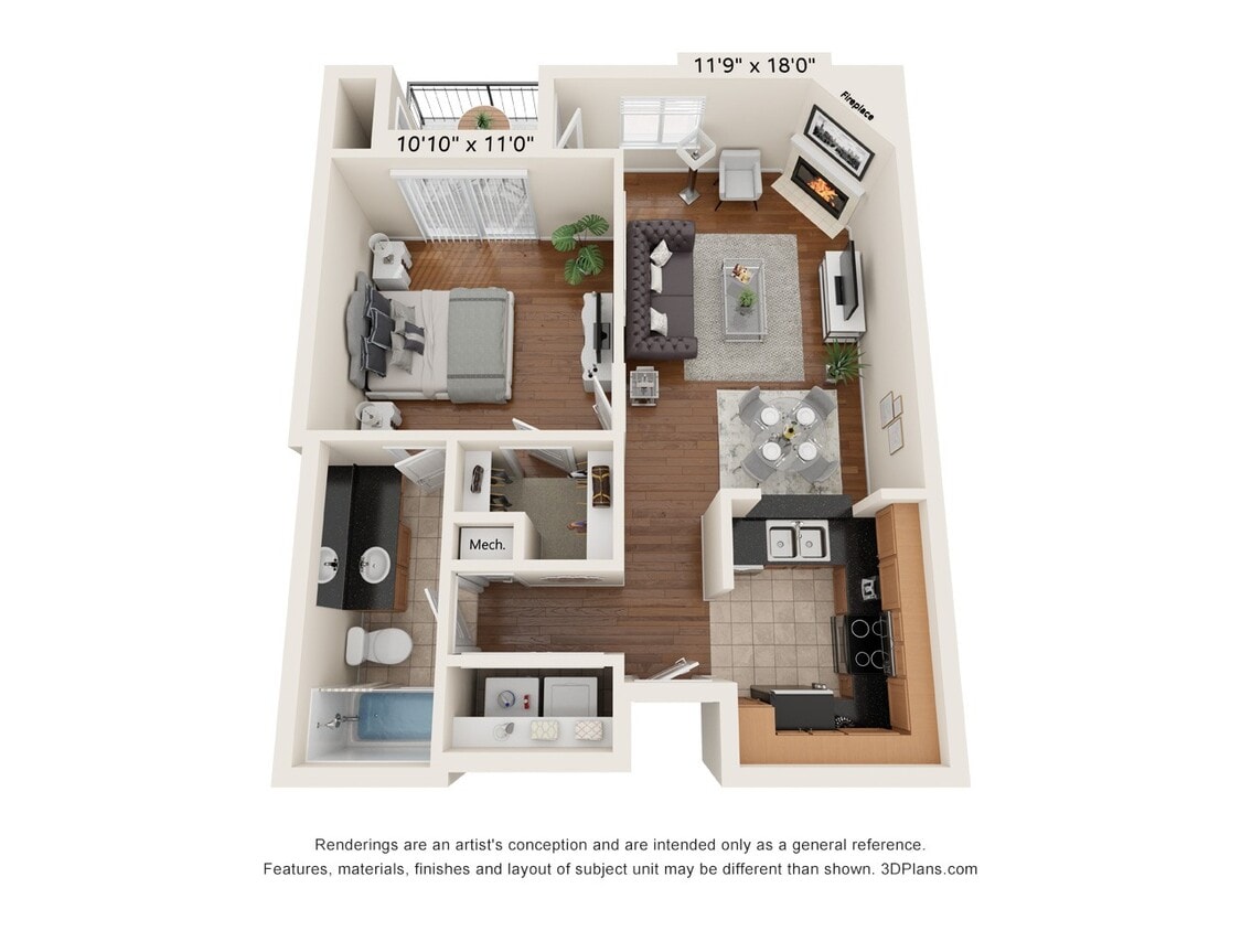 Floor Plan - Village - A1