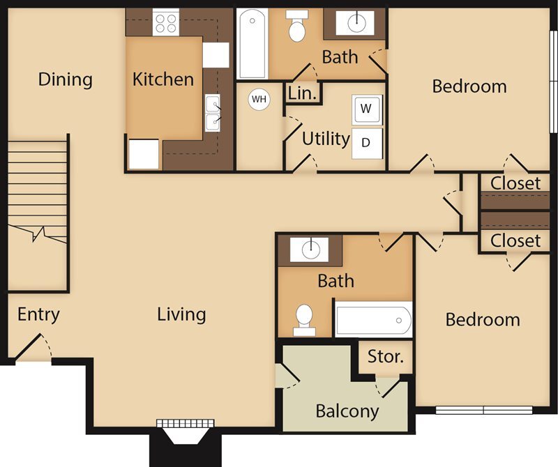 Floor Plan - Oak
