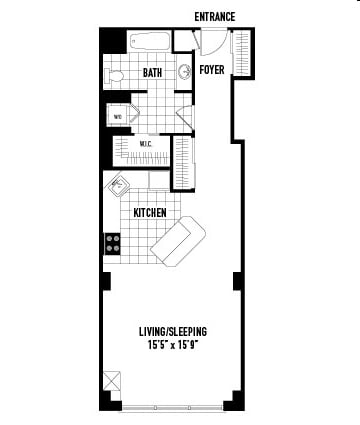 Floorplan J - Studio J 