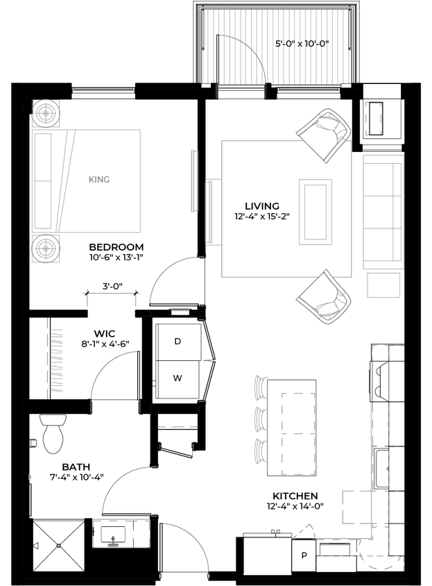 Floor Plan - Neem (A1a)
