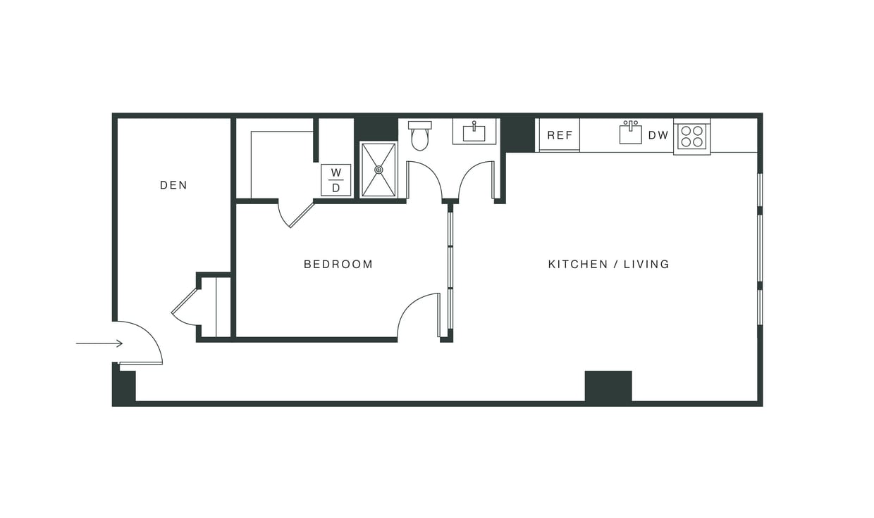 Floor Plan - A+Den1