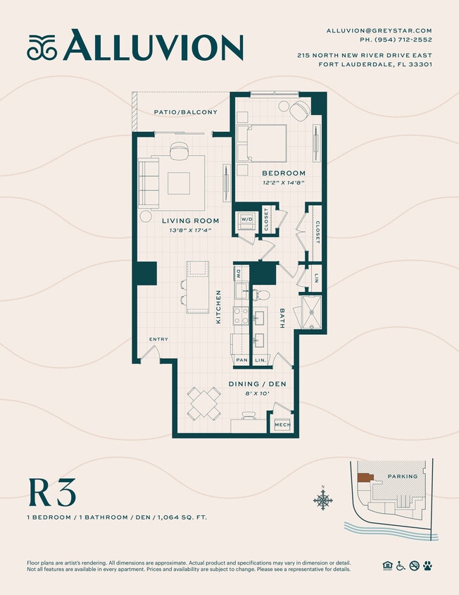 R3 floor plan ALLUVION LAS OLAS - R3