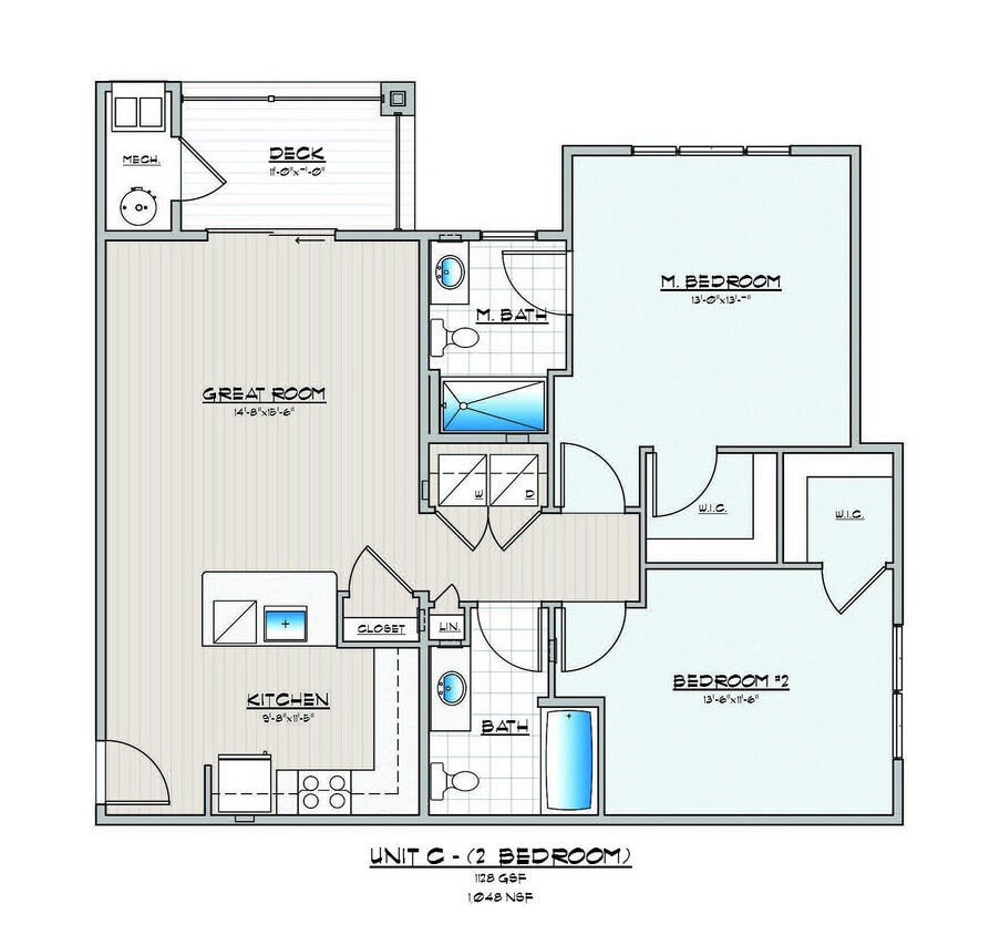 Two Bedroom Two Bathroom - 2 Bedroom 2 Bathroom S